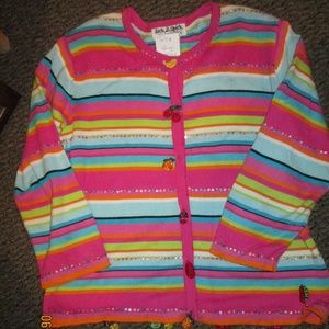 JACK B. QUICK SWEATER, vintage LARGE PETITE, FRUIT